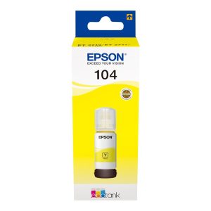 Epson EcoTank 104 - 65 ml - amarelo - original - tanque de tinta