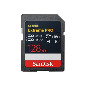 Extreme PRO 128GB V90 SDXC UHS-II 300MBs