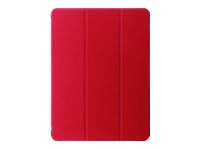 OtterBox React Series - Capa flip cover para tablet - ultrafino - vermelho, preto
