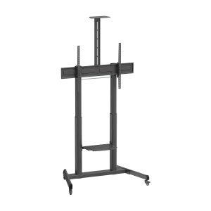 Soporte de Suelo Inclinable con Ruedas y Manivela Aisens FT100TE-403 para TV 60-100"/ hasta 100kg