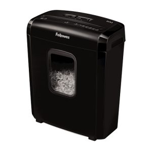 Destructora Fellowes 6M/ Minicorte de 4 x 12mm/ Negra