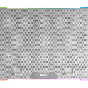 Soporte Refrigerante Mars Gaming MNBC13 para Portátiles hasta 17"/ Iluminación LED