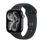 Apple Watch Series 11 (GPS + Cellular) - 46 mm - alumínio preto jato - relógio inteligente Com banda de desporto -…