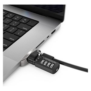 Compulocks Ledge Lock Adapter for MacBook Pro 16" M1, M2 & M3 with Combination Cable Lock - Adaptador de trava de…