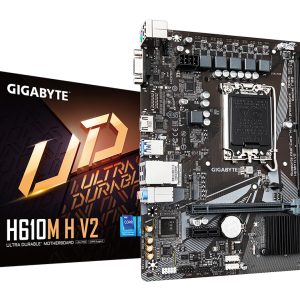 Placa Base Gigabyte H610M H V2 Socket 1700/ DDR5/ PCIe 4.0/ Micro ATX