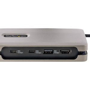 Startech USB-C Multiport Adapter, 4K 60Hz HDMI 2.0b, HDR, USB 3.2 Gen 2 10Gbps Hub (2xUSB-C, 1xUSB-A), 100W PD…