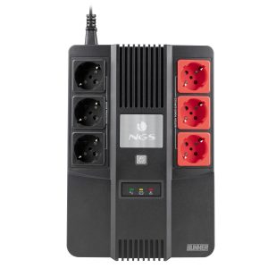 SAI Offline NGS Fortress Bunker/ 600VA-360W/ 6 Salidas/ Formato Bloque