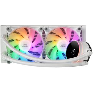 Sistema de Refrigeración Líquida Mars Gaming ML-LCD240/ Blanco