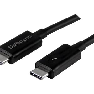 StarTech 1m (3.3ft) Thunderbolt 3 Cable, 20Gbps, 100W PD, 4K Video, Thunderbolt-Certified, Compatible w/ TB4/USB…