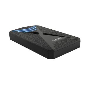 Caja Externa Gaming para Disco Duro de 2.5" TooQ TQE-2550BL/ USB 3.1/ Sin tornillos