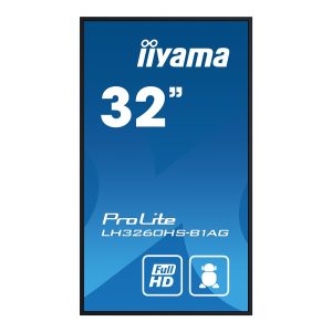 iiyama ProLite LH3260HS-B1AG - 32" Classe Diagonal (31.5" visível) ecrã LCD com luz de fundo LED - sinalização digital…