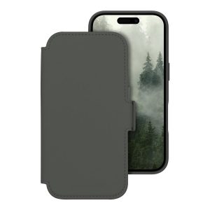 dbramante1928 Lynge - Capa flip cover para telemóvel - compatibilidade MagSafe - sombra da floresta