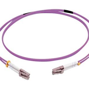 C2G 2m LC/LC OM4 LSZH Fibre Patch - Purple - Cabo patch - multi-modo LC (M) para multi-modo LC (M) - 2 m - 2 m - fibra…