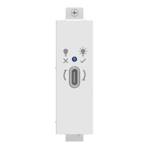 VISION TechConnect 3 - Placa de instalação snap-in modular - USB Type C - branco
