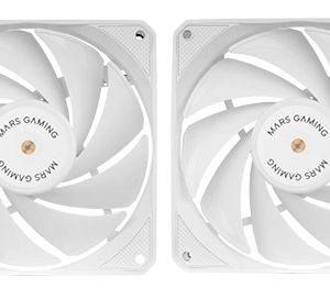 Pack 2 Ventiladores Mars Gaming MF-NCLX2/ 12cm