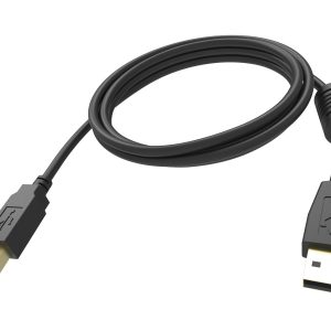 5 m USB 2.0 micro B to A cable - gold plated connectors - ferrite core on a end - bandwidth 480 mbps - over 65 percent…