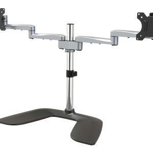 Startech Dual Monitor Stand, Ergonomic Desktop Monitor Stand for up to 32" VESA Displays, Free-Standing Articulating…