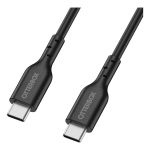 OtterBox - Cabo USB - USB-C (M) para USB-C (M) - USB 2.0 - 3 A - 2 m - preto