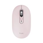 Ratón Inalámbrico Trust Seron 26206/ Batería recargable/ Hasta 3200 DPI/ Rosa