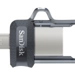 SanDisk Ultra Dual - Drive flash USB - 32 GB - USB 3.0 / micro USB