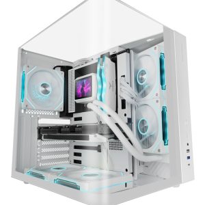 Caja Gaming Semitorre Mars Gaming MC-INFINIOLITE/ Blanca