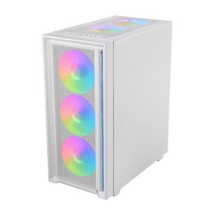 Caja Gaming Semitorre Mars Gaming MC-AIR/ Blanca
