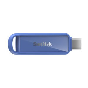 SanDisk Phone Drive - Drive flash USB - 256 GB - USB-C 3.2 Gen 1 - azul marítimo