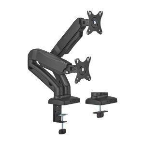 Soporte de Mesa con Contrapeso para 2 Monitores o TV Aisens DT32TSR-221/Giratorio/ Inclinable/ hasta 9kg