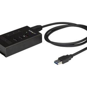 Startech 4 Port USB 3.0 Hub, USB Type-A to 1x USB-C & 3x USB-A, Commercial Metal USB Hub, SuperSpeed 5Gbps USB 3.1/3.2…