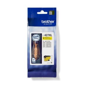 Brother LC427XLY - Alta capacidade - amarelo - original - tinteiro