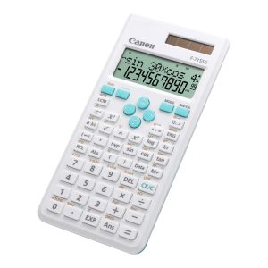 Canon F-715SG - Calculadora científica - 10 dígitos + 2 exponentes - Painel solar, bateria - branco com azul