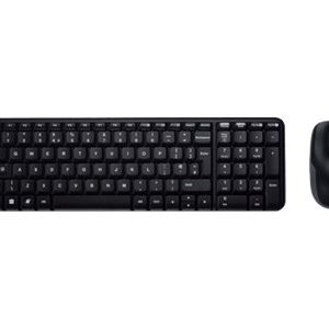 Logitech Wireless Combo MK220 - Conjunto de teclado e rato - sem fios - 2.4 GHz - Inglês Internacional