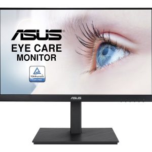 Monitor Profissional Asus VA229QSB de 21,5"/ Full HD/ Multimédia/ Ajustável em altura/ Preto