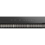D-Link DGS 1520-52 - Interruptor - L3 - inteligente - 48 x 10/100/1000 + 2 x 10 Gigabit Ethernet + 2 x 10 Gigabit SFP+…