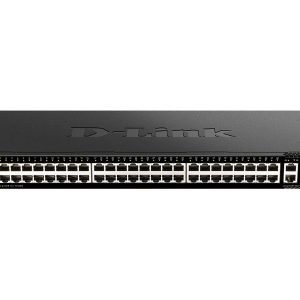 D-Link DGS 1520-52 - Interruptor - L3 - inteligente - 48 x 10/100/1000 + 2 x 10 Gigabit Ethernet + 2 x 10 Gigabit SFP+…