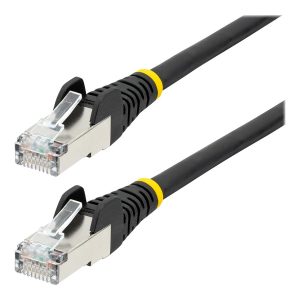 Startech 7.5m CAT6a Ethernet Cable - Black - Low Smoke Zero Halogen (LSZH) - 10GbE 500MHz 100W PoE++ Snagless RJ-45…