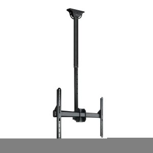 Soporte de Techo Giratorio/ Inclinable/ Nivelable TooQ LPCE1170TSLI-B para TV de 37-70"/ hasta 50kg