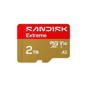 SanDisk Extreme - Cartão de memória flash (adaptador microSDHC a SD Incluído) - 2 TB - A2