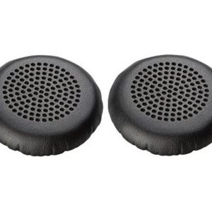 Poly - Almofada de ouvido para auricular Bluetooth - couro sintético (pacote de 2) - Replaces Poly SKU 205300-01