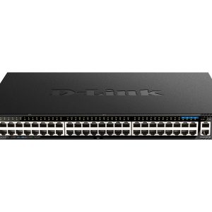 D-Link DGS 1520-52MP - Interruptor - L3 - inteligente - 44 x 10/100/1000 (PoE+) + 4 x 2.5GBase-T (PoE+) + 2 x 10…