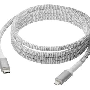dbramante1928 re-charge - Cabo Lightning - USB-C macho para Lightning macho - 2.5 m - trançado, 100% plástico reciclado