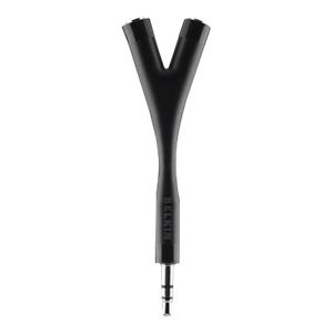 Belkin Headphone Splitter - Divisor de áudio - mini-phone stereo 3.5 mm fêmea para mini-phone stereo 3.5 mm macho