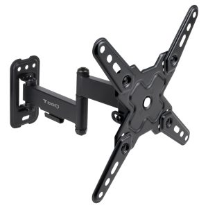 Soporte de Pared Extensible/ Giratorio/ Inclinable TooQ LP1344TN-B para TV de 13-43"/ hasta 20kg
