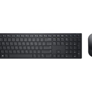 Dell Pro KM5221W - Conjunto de teclado e rato - sem fios - 2.4 GHz - QWERTY - Português - preto - com 3 years NBD…
