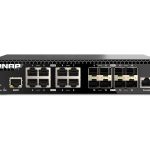 QNAP QSW-M3216R-8S8T - Interruptor - Administrado - 8 x 100/1000/2.5G/5G/10GBase-T + 8 x 10Gb Ethernet SFP+ - montável…
