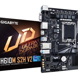 Placa Base Gigabyte H610M S2H V2 Socket 1700/ DDR5/ PCIe 4.0/ Micro ATX