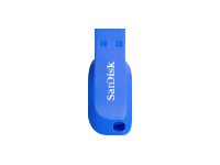 SanDisk Cruzer Blade - Drive flash USB - 16 GB - USB 2.0 - azul eléctrico