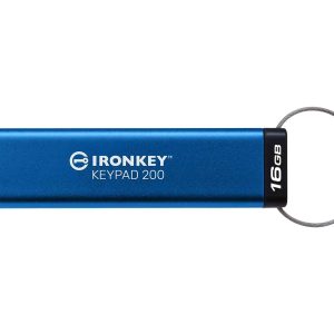 Kingston IronKey Keypad 200 - Drive flash USB - encriptado - FIPS 140-3 Level 3 - 16 GB - USB 3.2 Gen 1