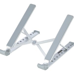 Startech Foldable Laptop Riser Stand, Portable Height Adjustable Ergonomic Laptop Stand, Ventilated Aluminum Frame…