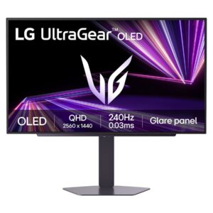 LG UltraGear 27GX704A-B - GX7 Series - monitor OLED - gaming - 27" (26.5" visível) - 2560 x 1440 QHD @ 240 Hz - 1300…